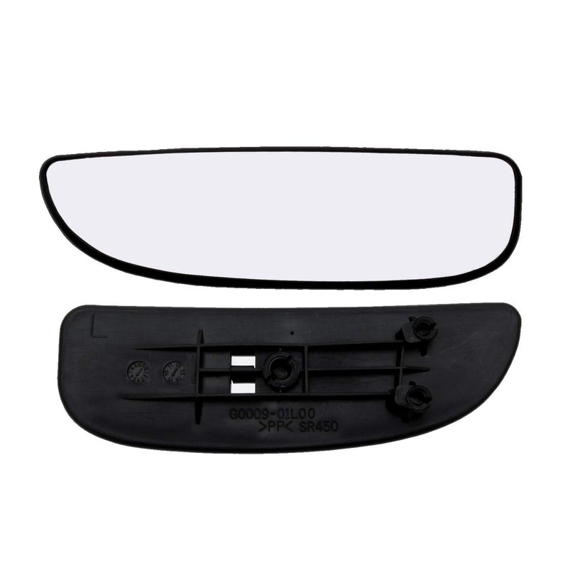 Rugged TUFF Driver Side Mirror Glass Assembly With Backing Plate Compatible with Ford E150 E250 E350 E450 Econoline Van, F250 F350 F450 Super Duty, Excursion (Lower Towing Mirrors) - Image 1